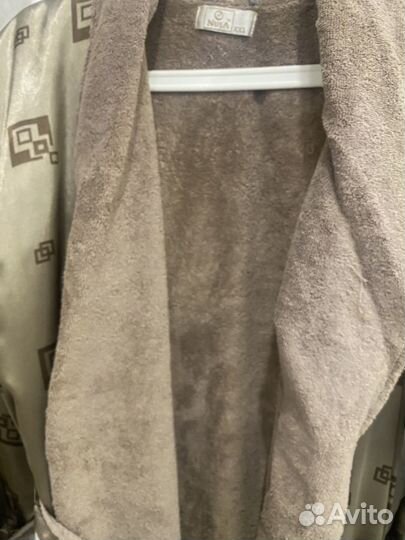 Шелковый халат мужской