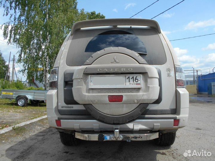Фаркоп для Mitsubishi Pajero 4 нержавейка Паджеро
