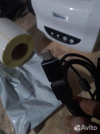 Термопринтер xprinter 365b полный комплект