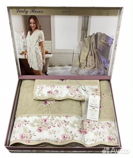 Полотенца lady roses.Размеры 70*140/50*100 / 30*50