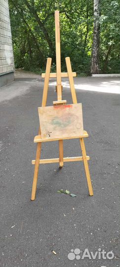 Мальберт художественный - магнитно-меловая доска