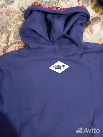 Худи мужское с символикой Олимпиады в Сочи 2014г