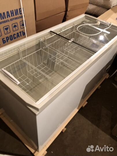 Морозильная камера Бирюса стеклянная крышка