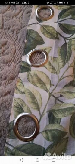 Тюль на кухню новый