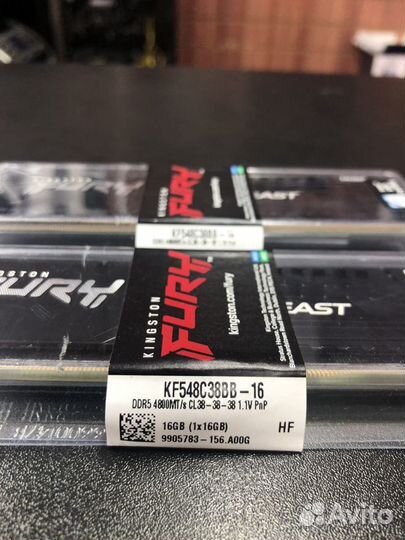 Оперативная память Kingston Fury ddr5 16gb 4800Mhz