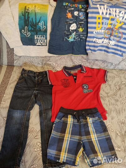 Джинсы Next для мальчика 104, вещи пакетом