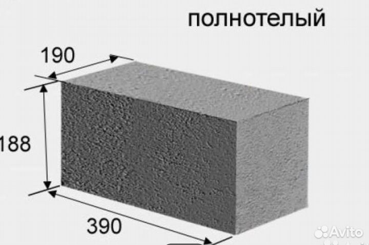 Блоки пескобетон