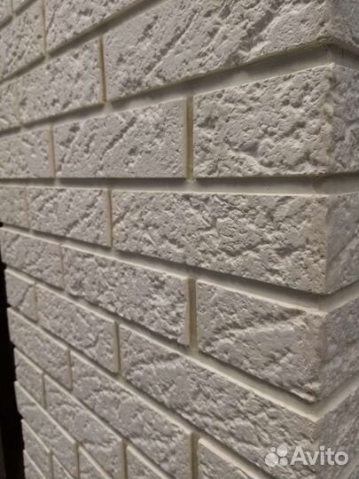Кирпич декоративный гипсовый белый
