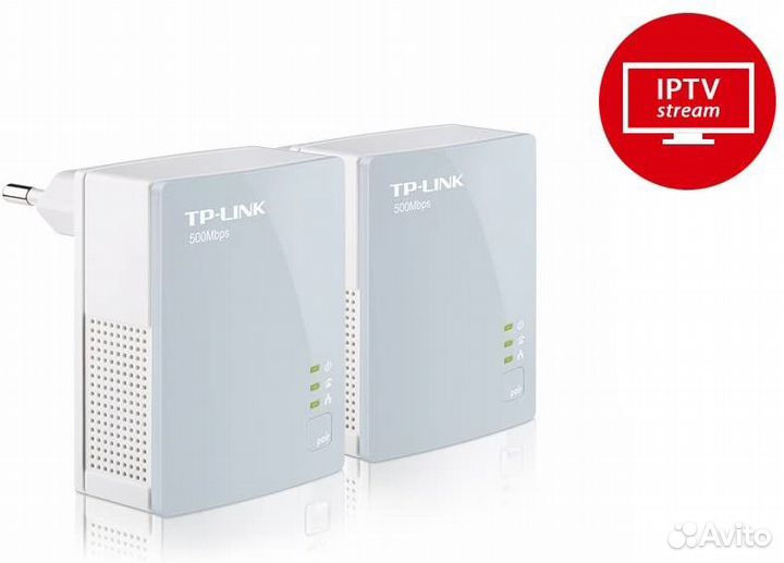 Сетевой адаптер Powerline TP-link TL-PA411 KIT