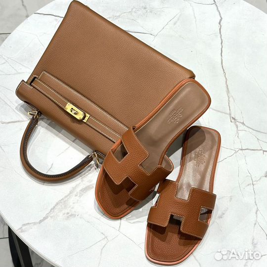 Эспадрильи шлепки Hermes 36-41