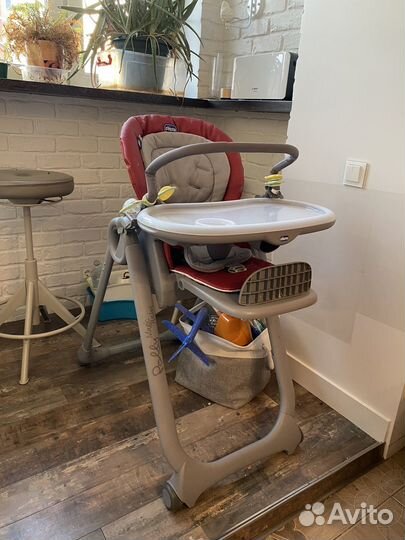 Стульчик для кормления chicco polly magic relax