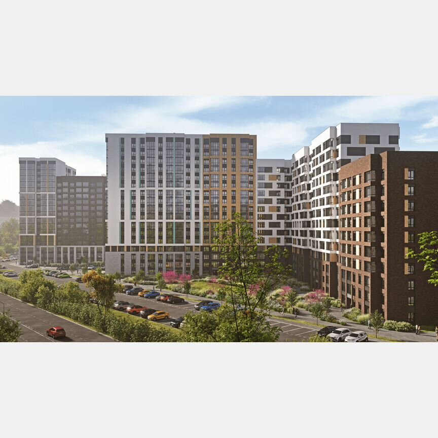 1-к. квартира, 40,9 м², 5/17 эт.