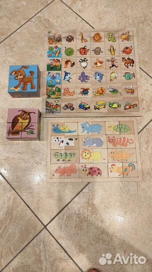 Деревянные пазлы