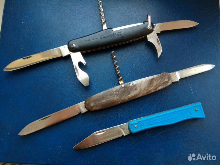 Складные ножи СССР вспомогательные