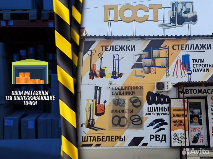 Гидротележки низкопрофильные пост