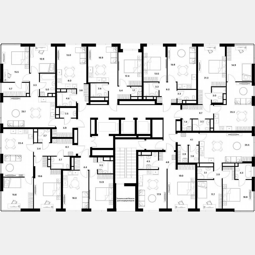 1-к. квартира, 41,4 м², 16/30 эт.