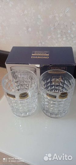 Стаканы 230 мл Crystalite Bohemia Diamond 2шт