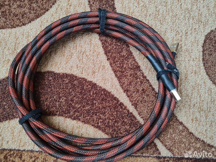 Аудиофильский USB кабель для цап