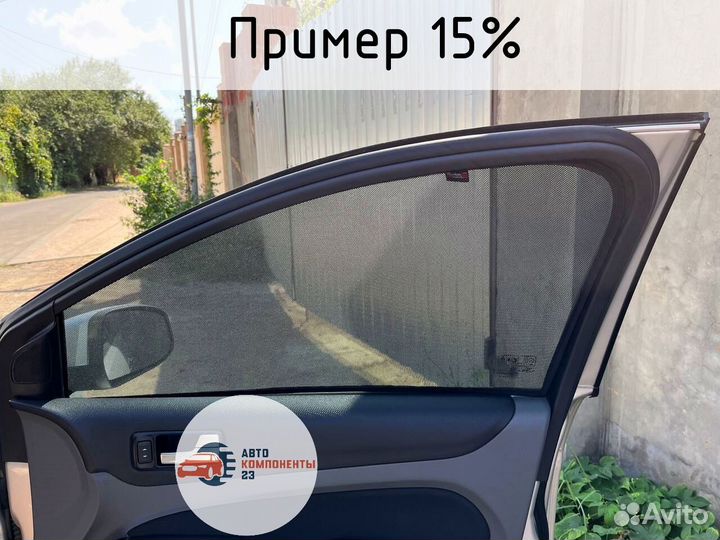Каркасные шторки на Kia picanto купе 3D 2 (2011-20