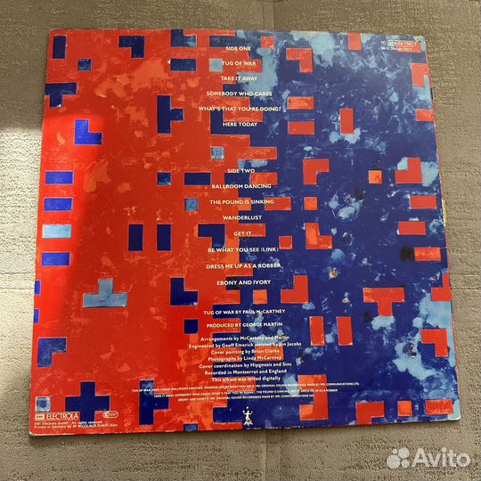 Paul McCartney - Tug of war Germany 1982