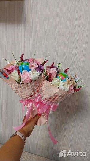 Букет из мыльных роз 1 сентября