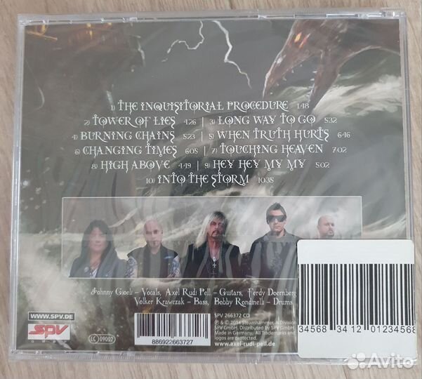 Axel Rudi Pell 2014 Into The Storm CD sealed