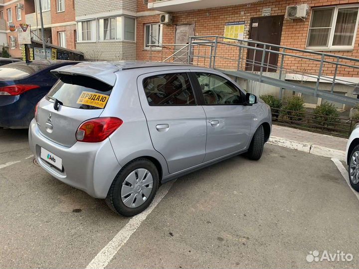 Mitsubishi Mirage 1.0 CVT, 2014, 51 000 км