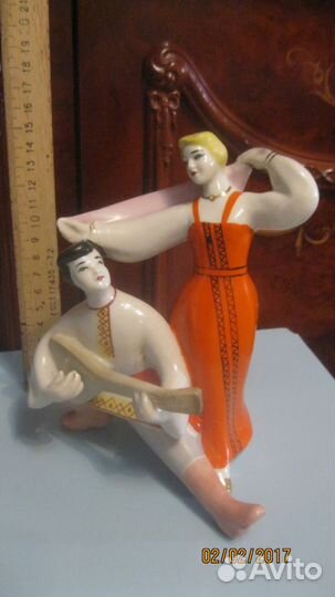 Фарфор СССР. Танцующая пара