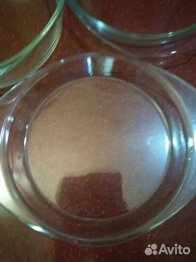 Набор стеклянных кастрюль жаропрочных