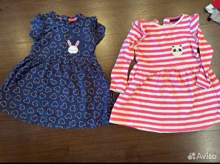 Вещи для девочки пакетом 80