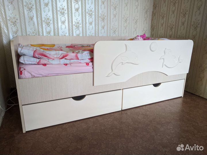Детская кровать от 3 лет с матрасом