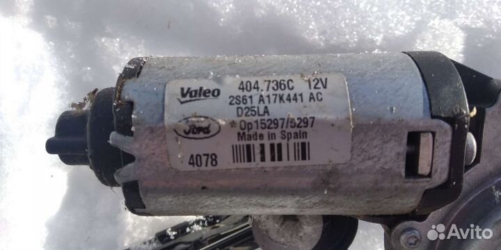 Моторчик стекло очестителя ford fusion