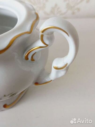 Веймар Weimar предмет сервиза с дефектом ГДР