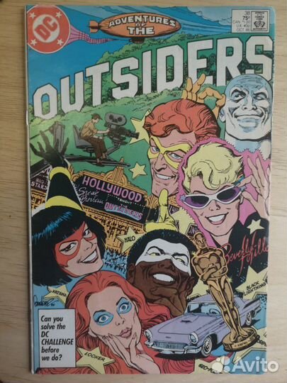 Комикс Adventures of the Outsiders #38 1986 г
