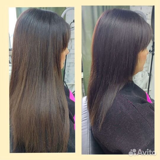 Наращивание волос голливудское