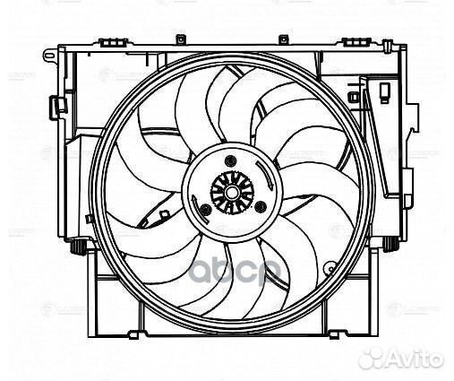 Вентилятор радиатора охлаждения BMW 5(F10) 10