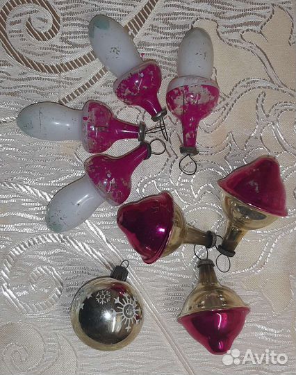 Елочные новогодние игрушки СССР