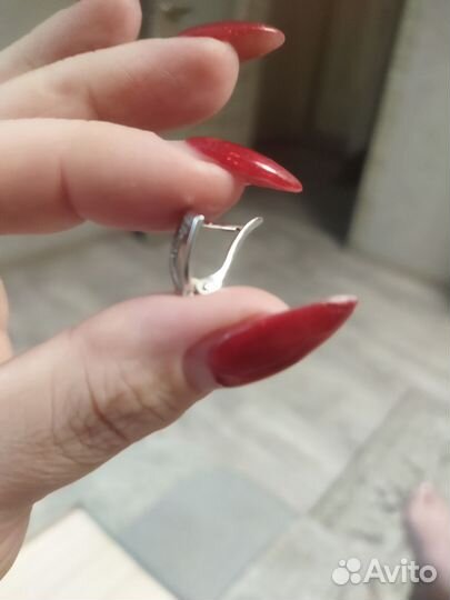 Серебряные серьги