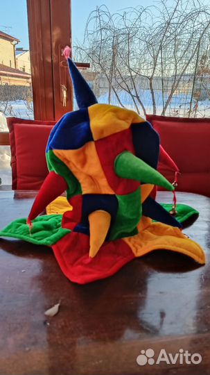 Шапка шутовская с бубенчиками