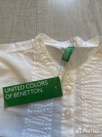 Рубашка на девочку Benetton