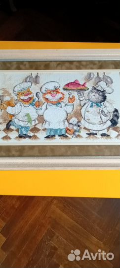 Картина вышитая крестом