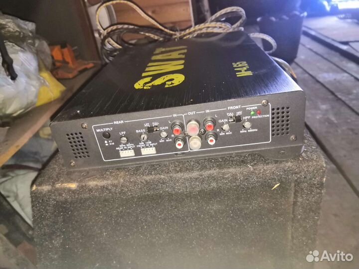Сабвуфер matador DLS и усилитель swat M-4.65
