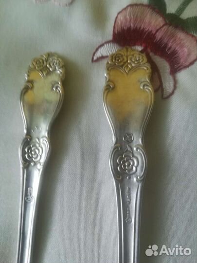 Ложки чайные. Троянда