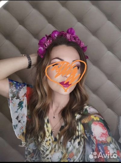 Ободок для волос ручной работы