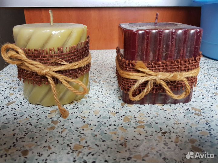 Свечи интерьерные 2 шт
