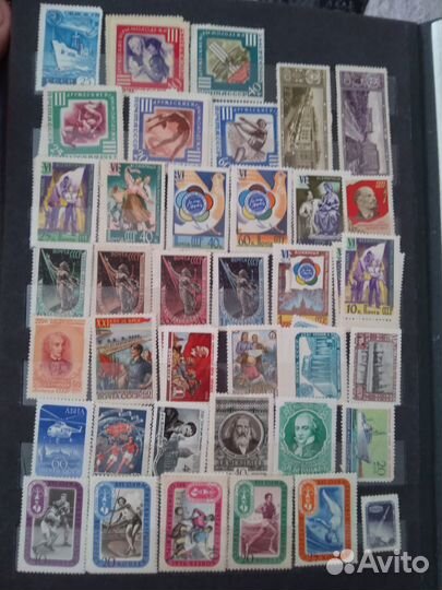 Марки СССР 1957, 1958,1959,1960 гг