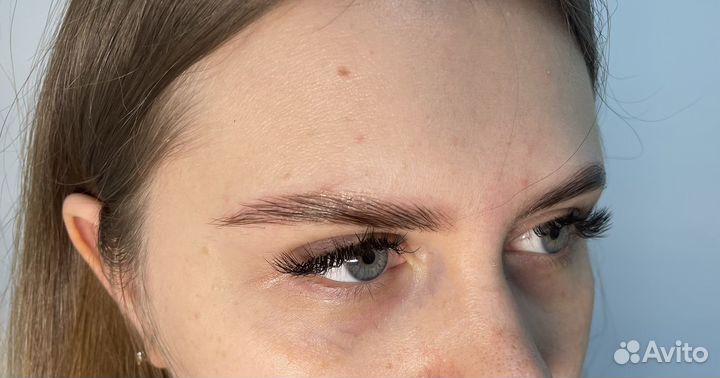 Архитектура и окрашивание бровей (модель)