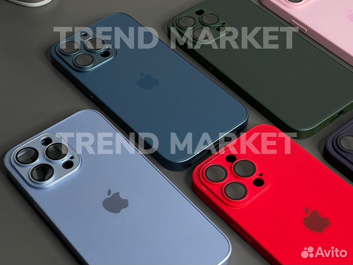 Чехол на iPhone MagSafe Ag Glass матовый