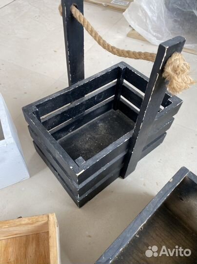 Яшики коробочки для декора, цветов, специй