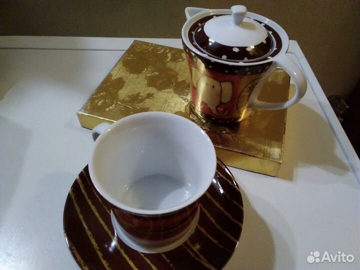 Салатники.Завар.чайник.Детская чашка с чайником